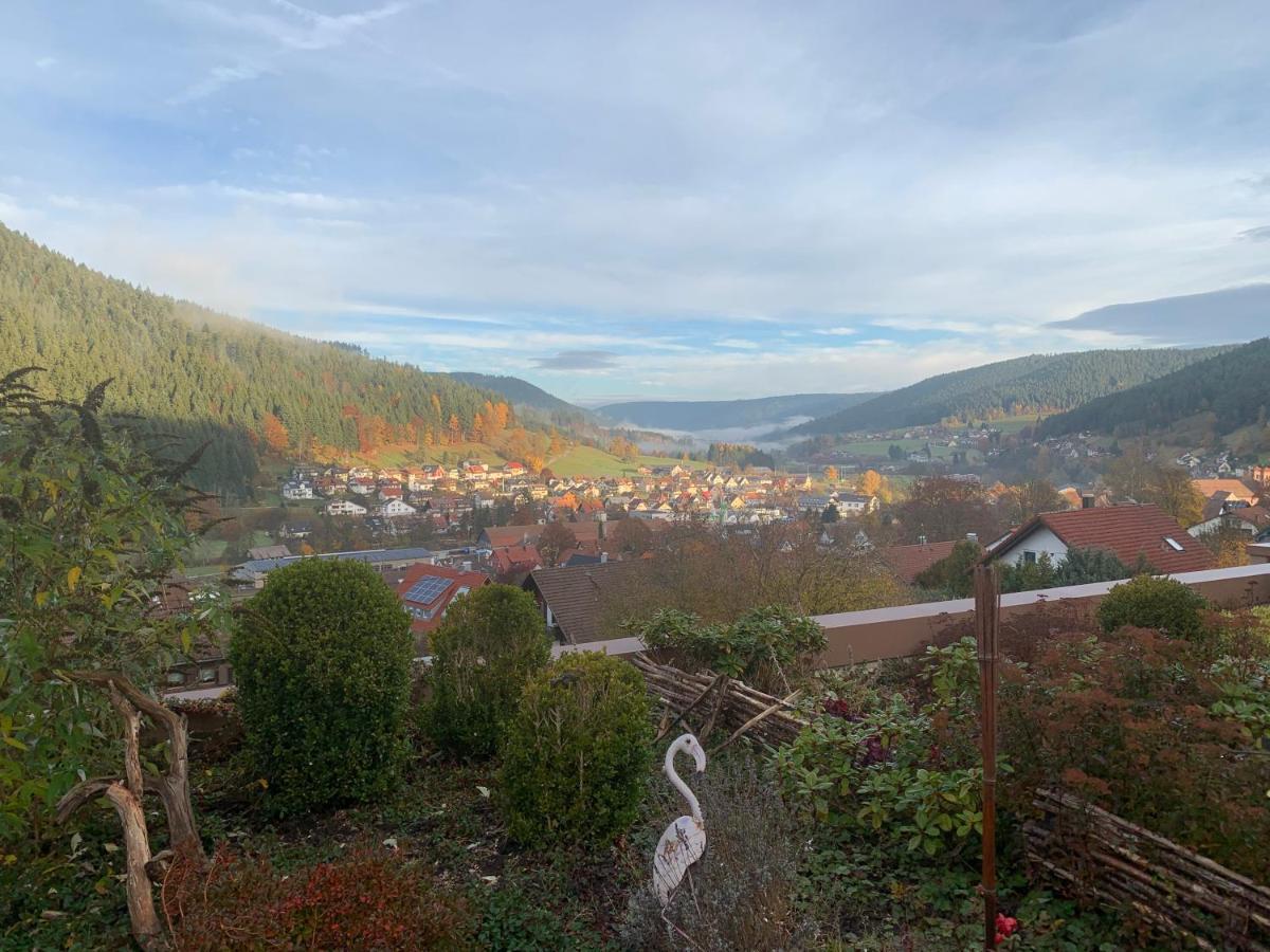 Appartement Mit Herrlicher Aussicht Uebers Murgtal ไบเออร์สบรอนน์ ภายนอก รูปภาพ